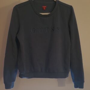 Guess Navy Blue Crewneck Sweatshirt